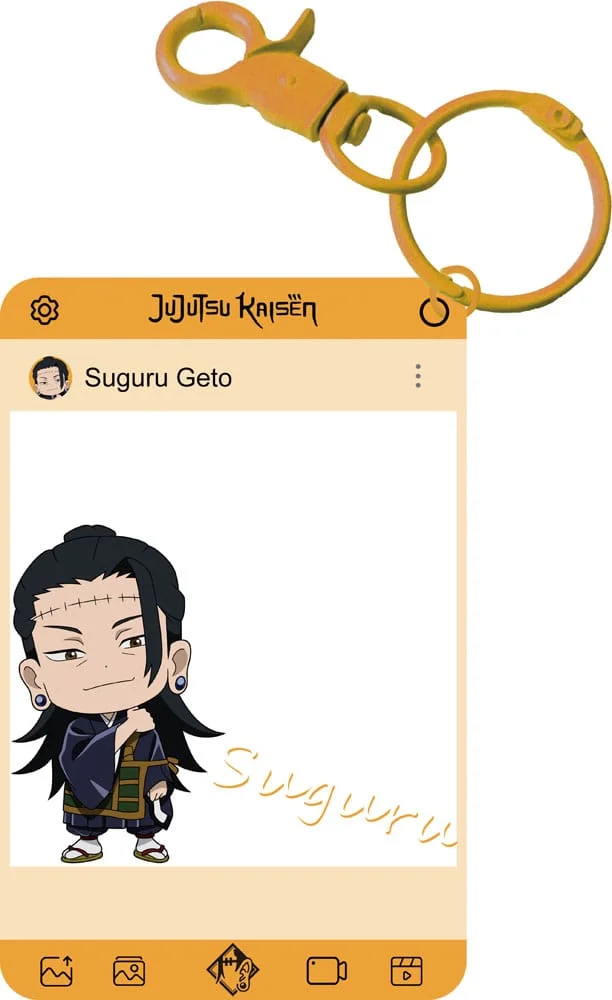 Jujutsu Kaisen Acrylic Clear Card 8cm Blind Box - Caixa Inteira (6 unidades)